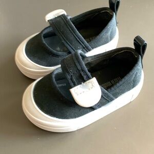 Mini Melissa black canvas Mary Jane sneaker -size 5